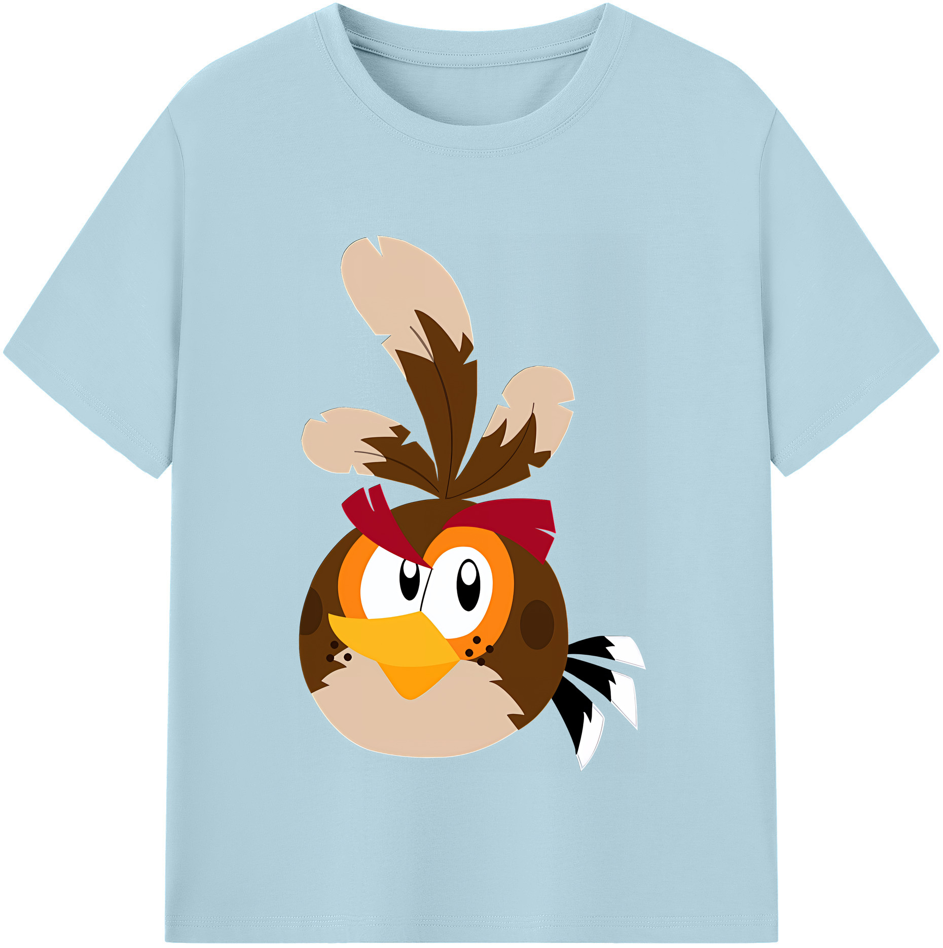 （画像用） Angry Birds アングリーバード 綿100％半袖Tシャツ（フロントプリント）